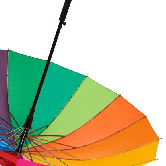 Variety To Go® 16 K Large Rainbow Umbrella(Hook Handle) - Picture 3 of 7